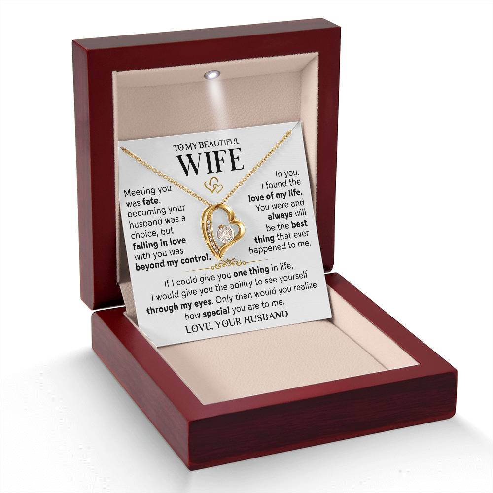 Husband to Wife "Meeting You Was Fate" Necklace