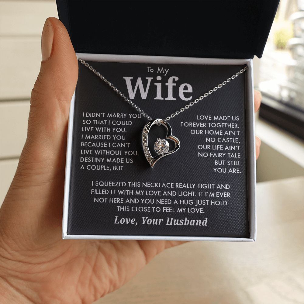 To My Wife - Forever Together - Forever Love Necklace