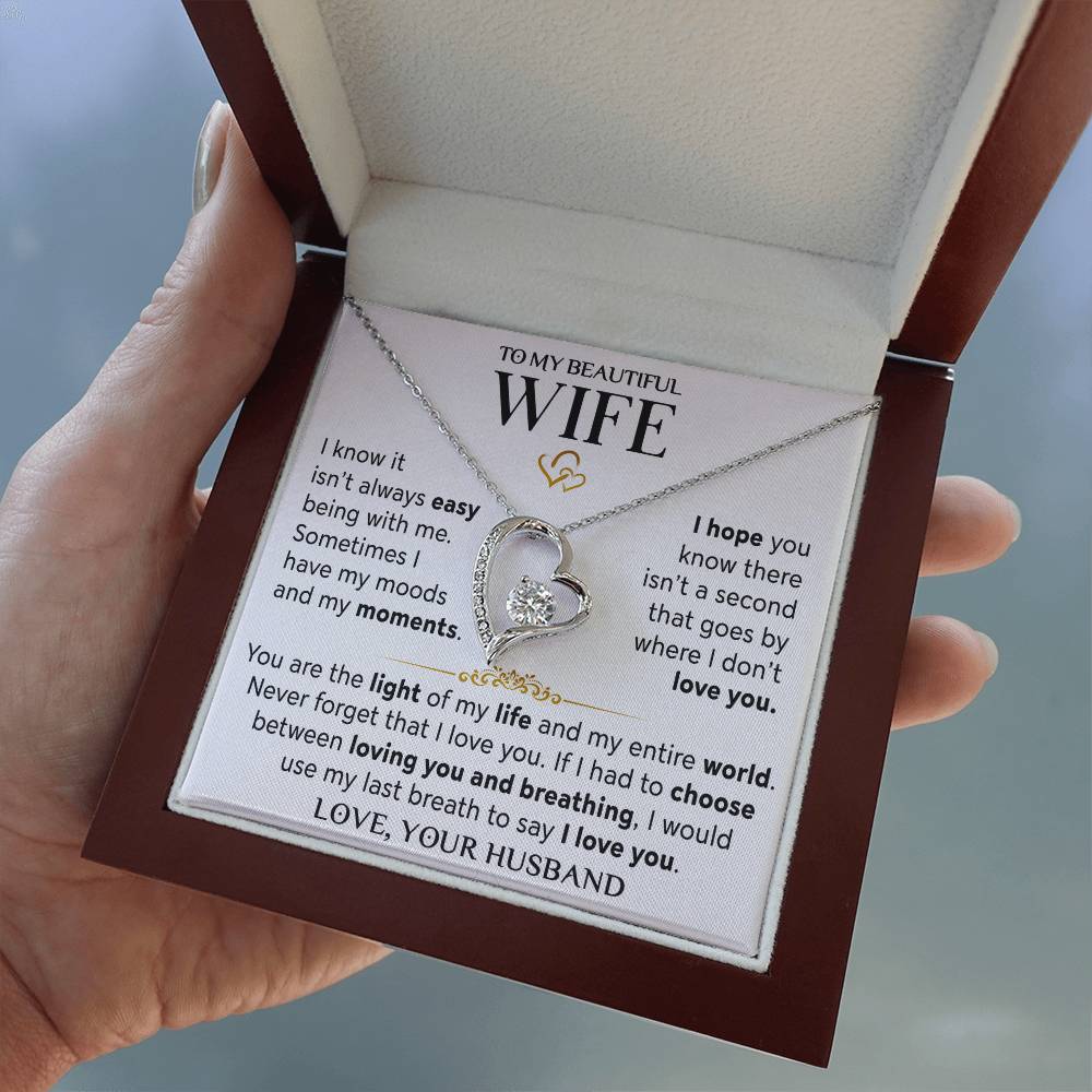 Gift for Wife "Light Of My Life" Necklace