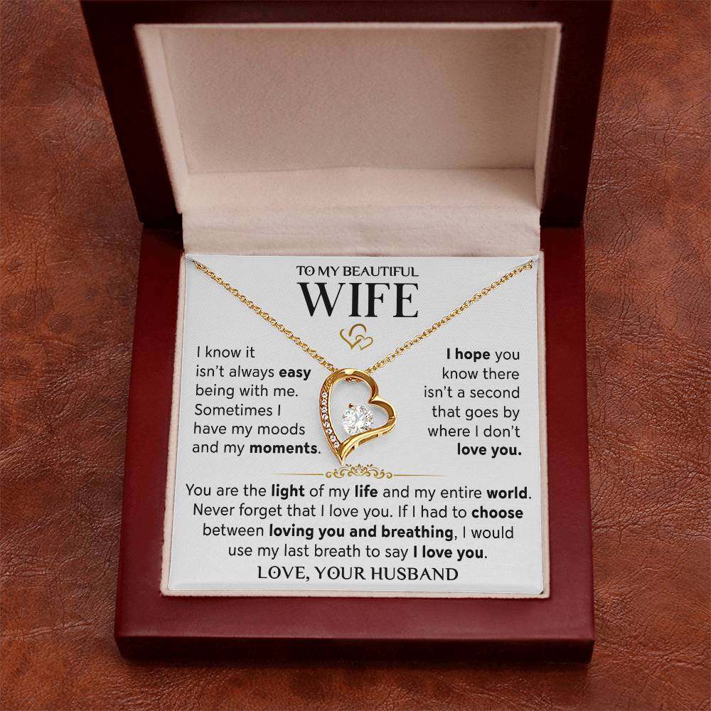 Gift for Wife "Light Of My Life" Necklace