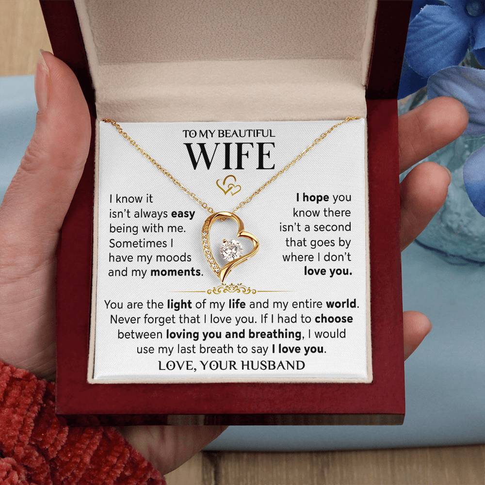 Gift for Wife "Light Of My Life" Necklace