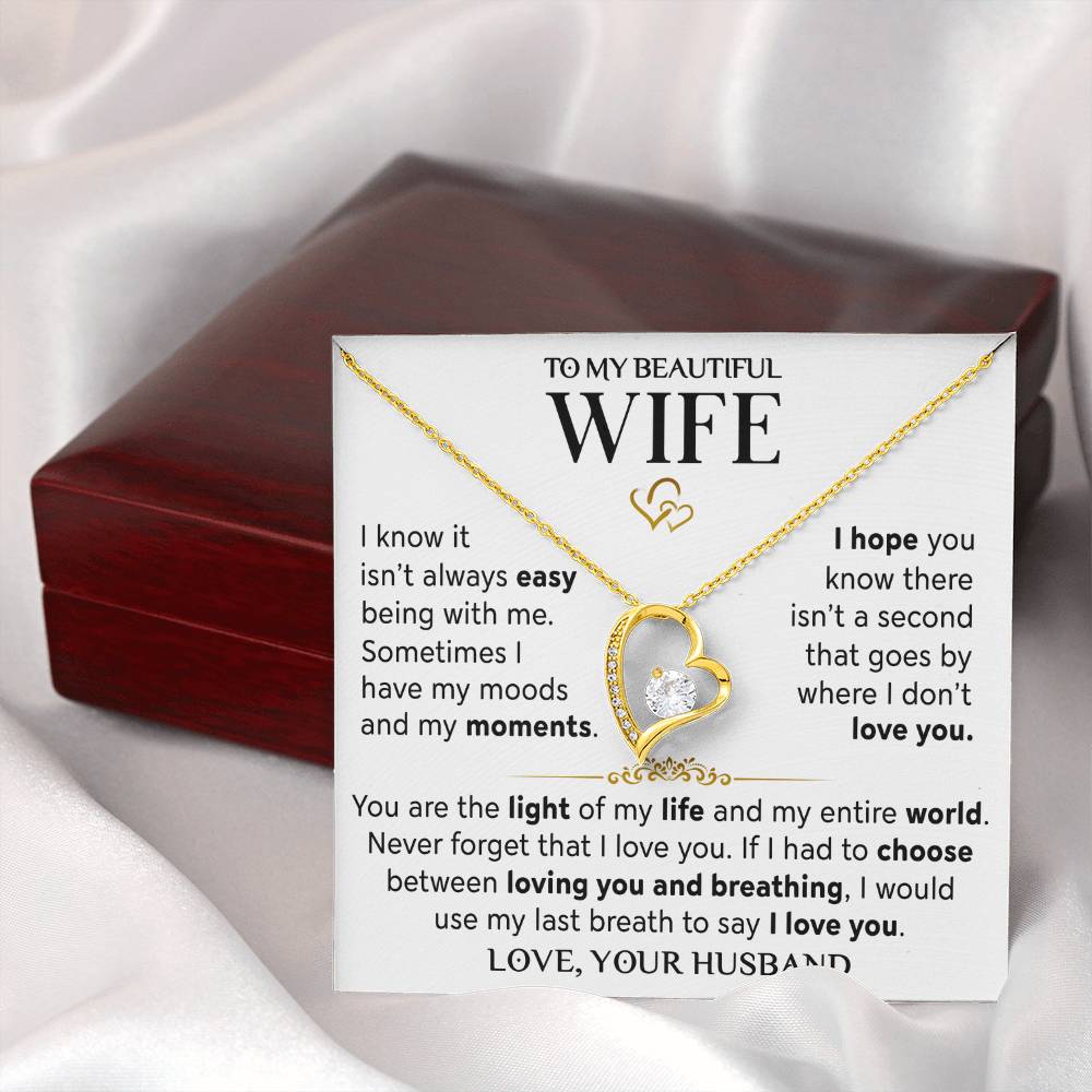 Gift for Wife "Light Of My Life" Necklace