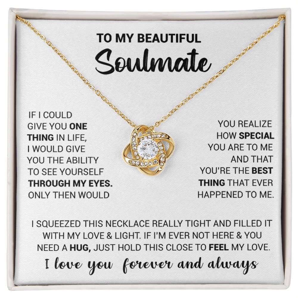 Soulmate - My Everything - Love Knot Necklace