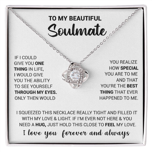 Soulmate - My Everything - Love Knot Necklace