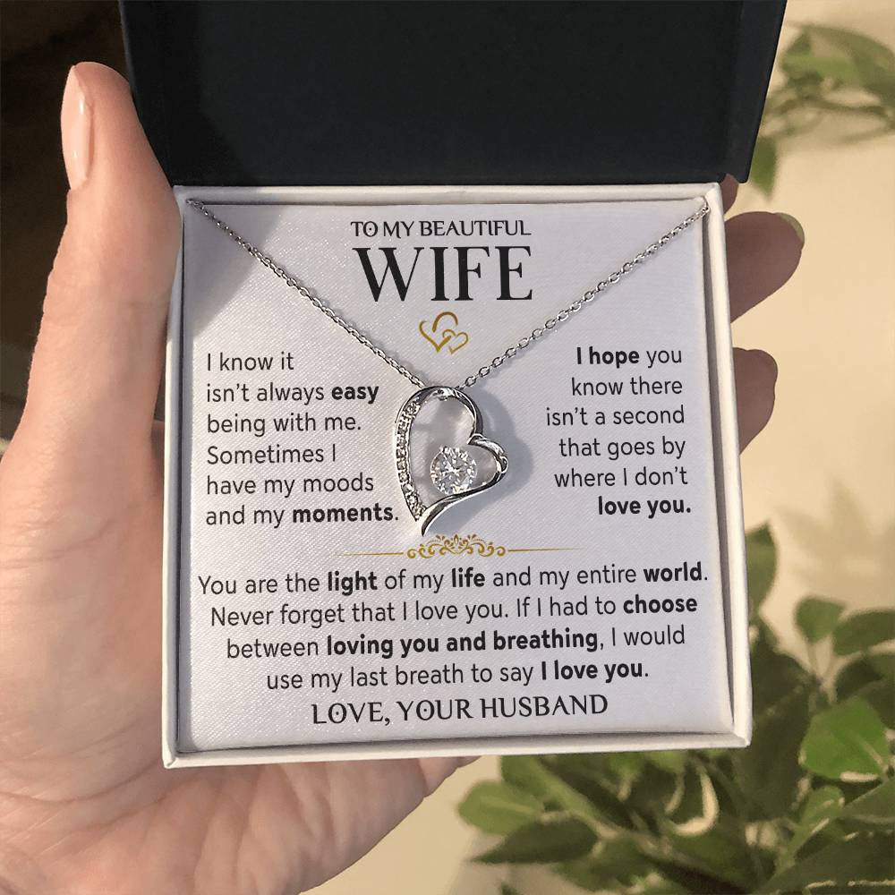 Gift for Wife "Light Of My Life" Necklace