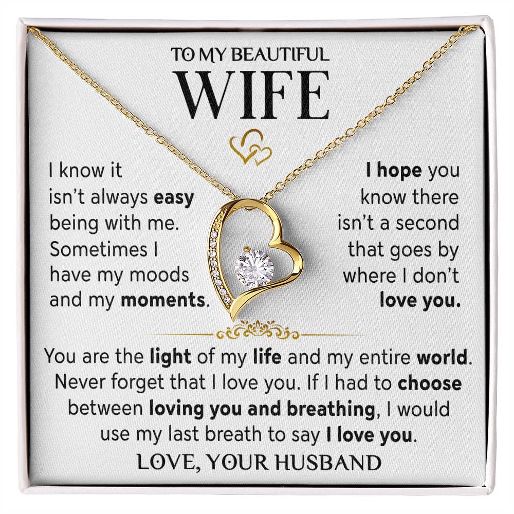 Gift for Wife "Light Of My Life" Necklace