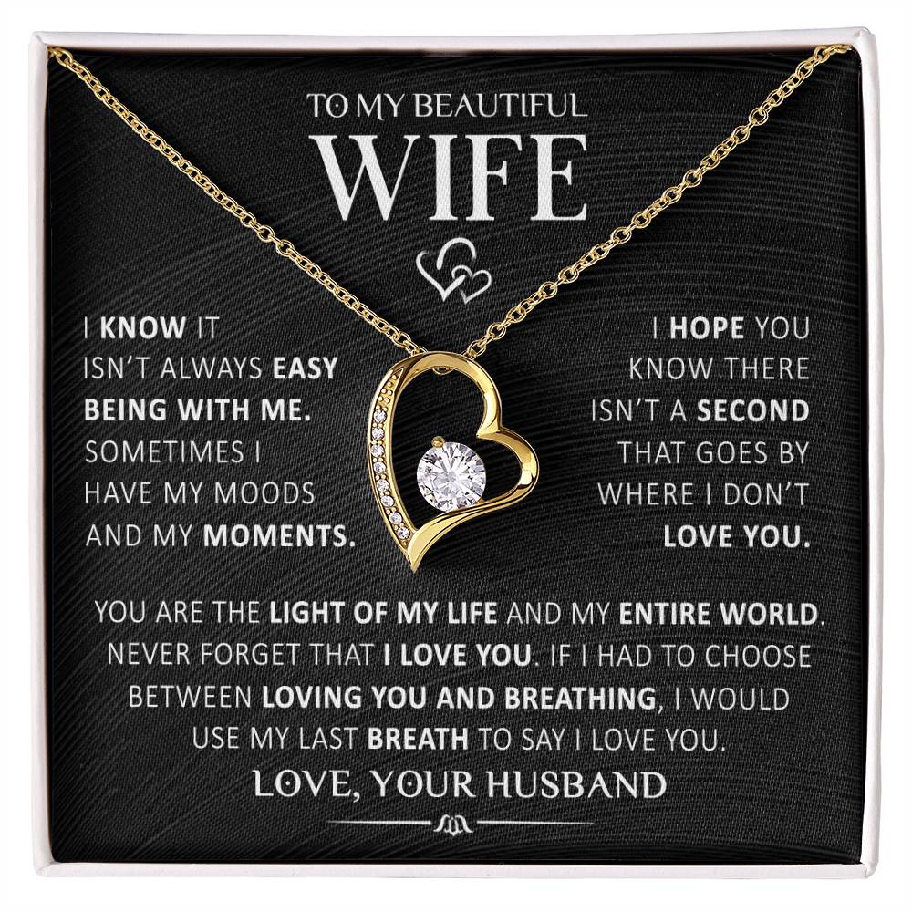 Husband to Wife "Light Of My Life" Necklace