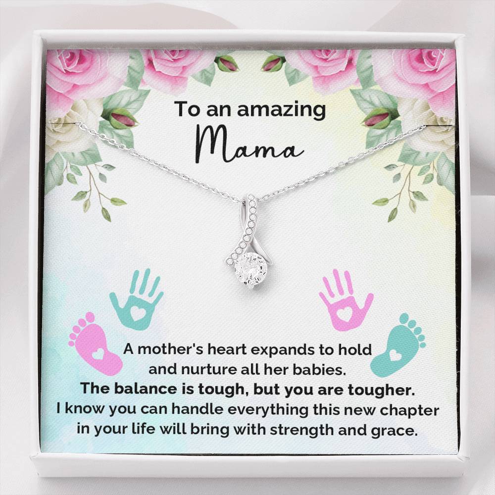 To An Amazing Mana - A Mother's Heart Expands To Hold And Nurture - Alluring Necklace