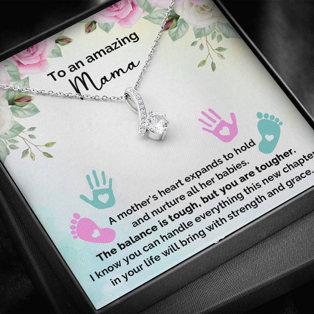 To An Amazing Mana - A Mother's Heart Expands To Hold And Nurture - Alluring Necklace