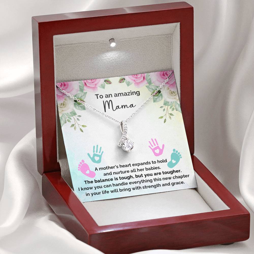 To An Amazing Mana - A Mother's Heart Expands To Hold And Nurture - Alluring Necklace